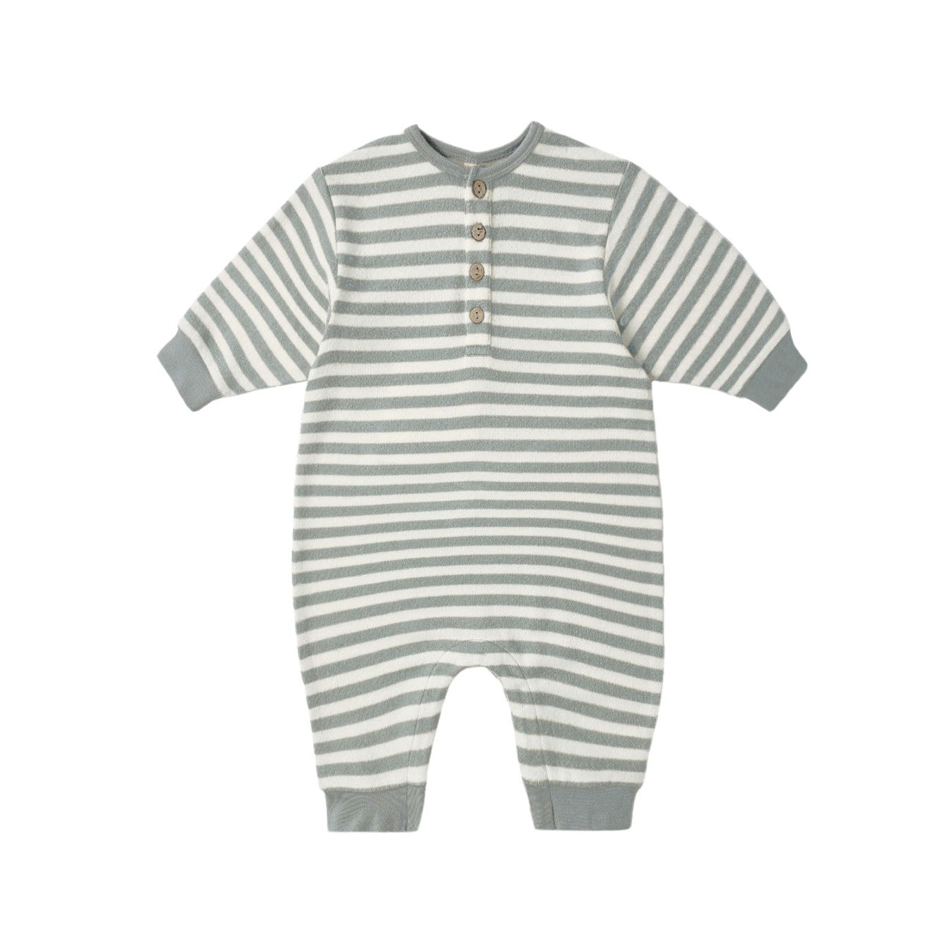 Quincy Mae Relaxed Jumpsuit - Blue Stripe