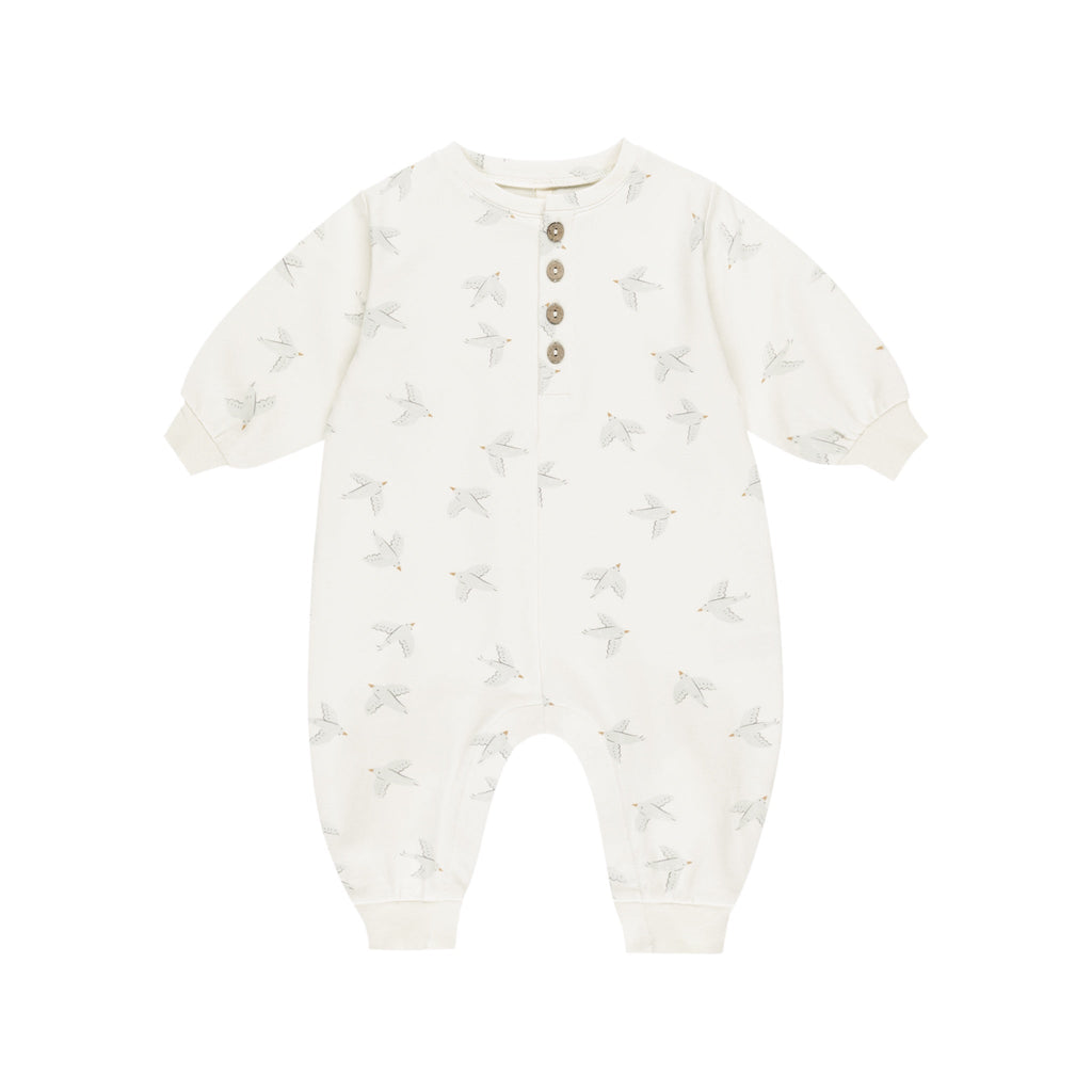 Quincy Mae Relaxed Jumpsuit - Birds