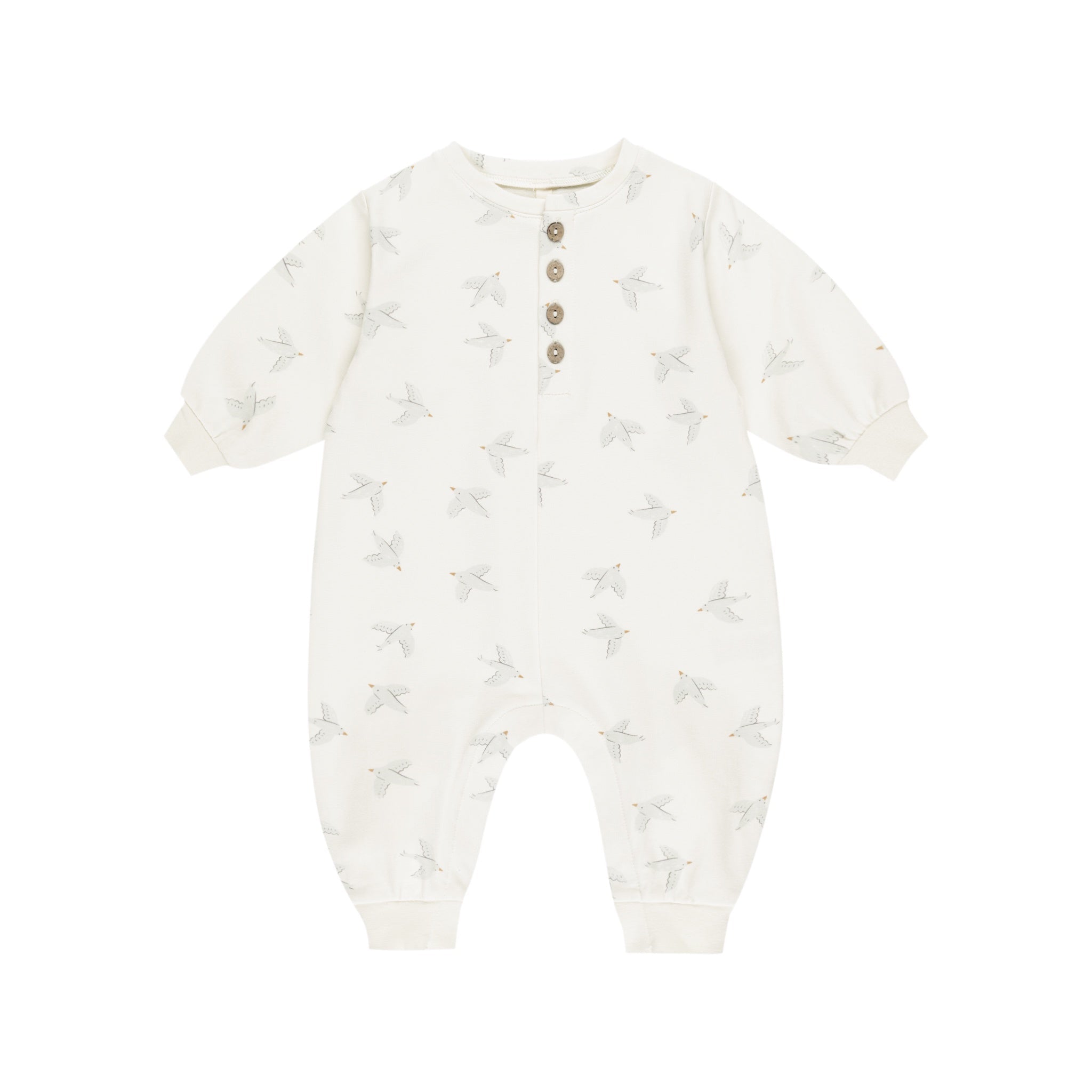 Quincy Mae Relaxed Jumpsuit - Birds
