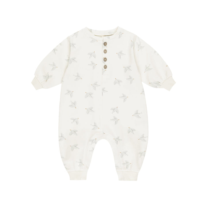 Quincy Mae Relaxed Jumpsuit - Birds