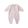 Relaxed Fleece Jumpsuit - Bows
