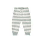 Relaxed Sweatpant - Sage Stripe