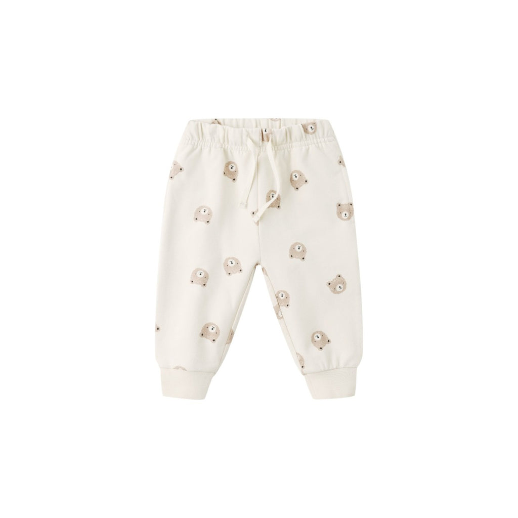 Quincy Mae Relaxed Sweatpant - Brown Bear