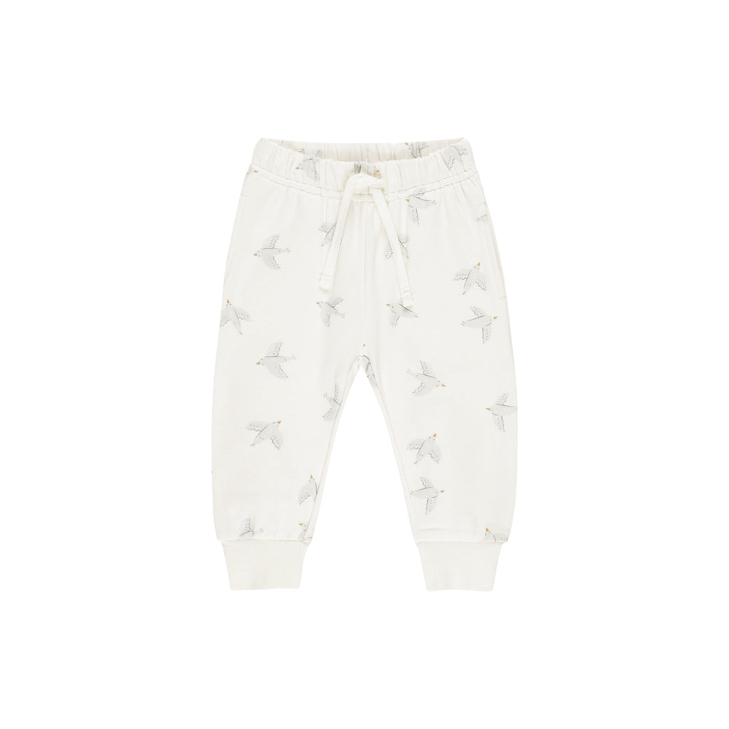 Quincy Mae Relaxed Sweatpant - Birds