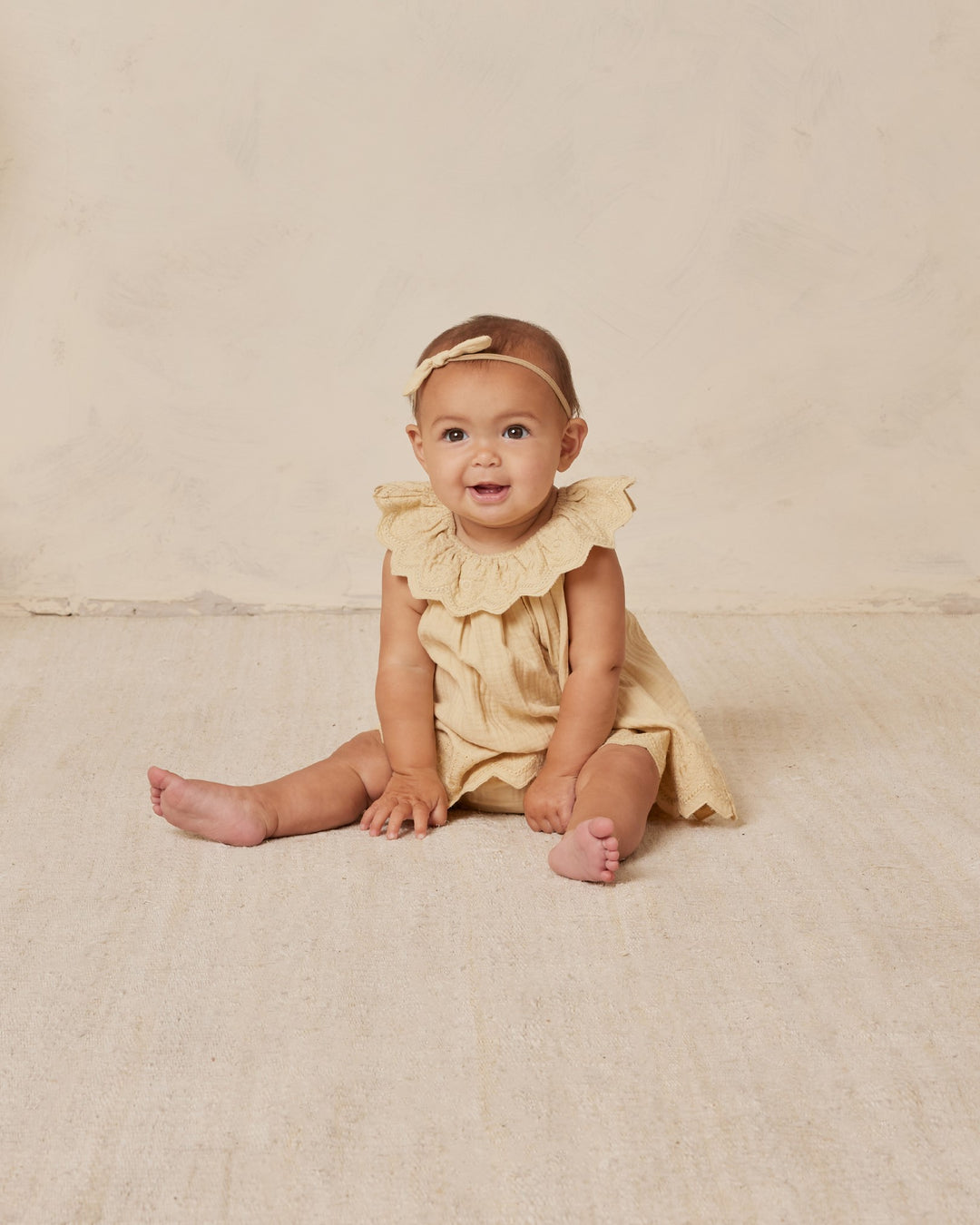 Quincy Mae Isla Dress - Lemon