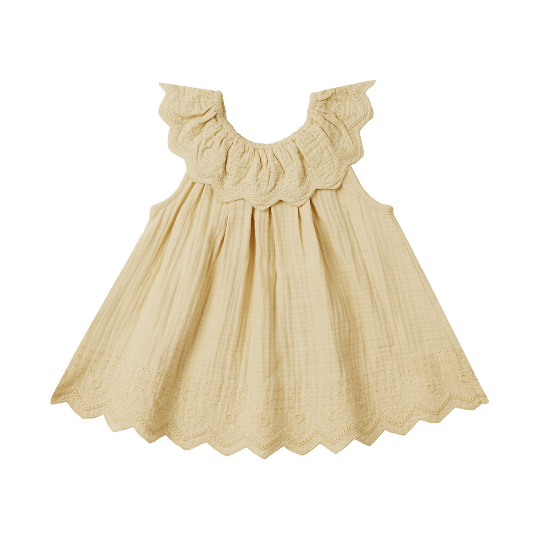 Quincy Mae Isla Dress - Lemon