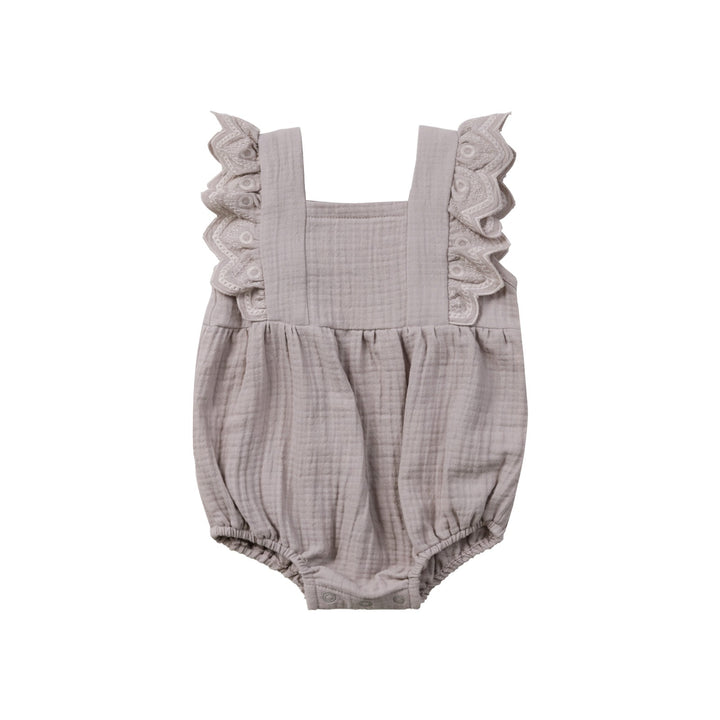 Quincy Mae Naomi Romper - Lavender