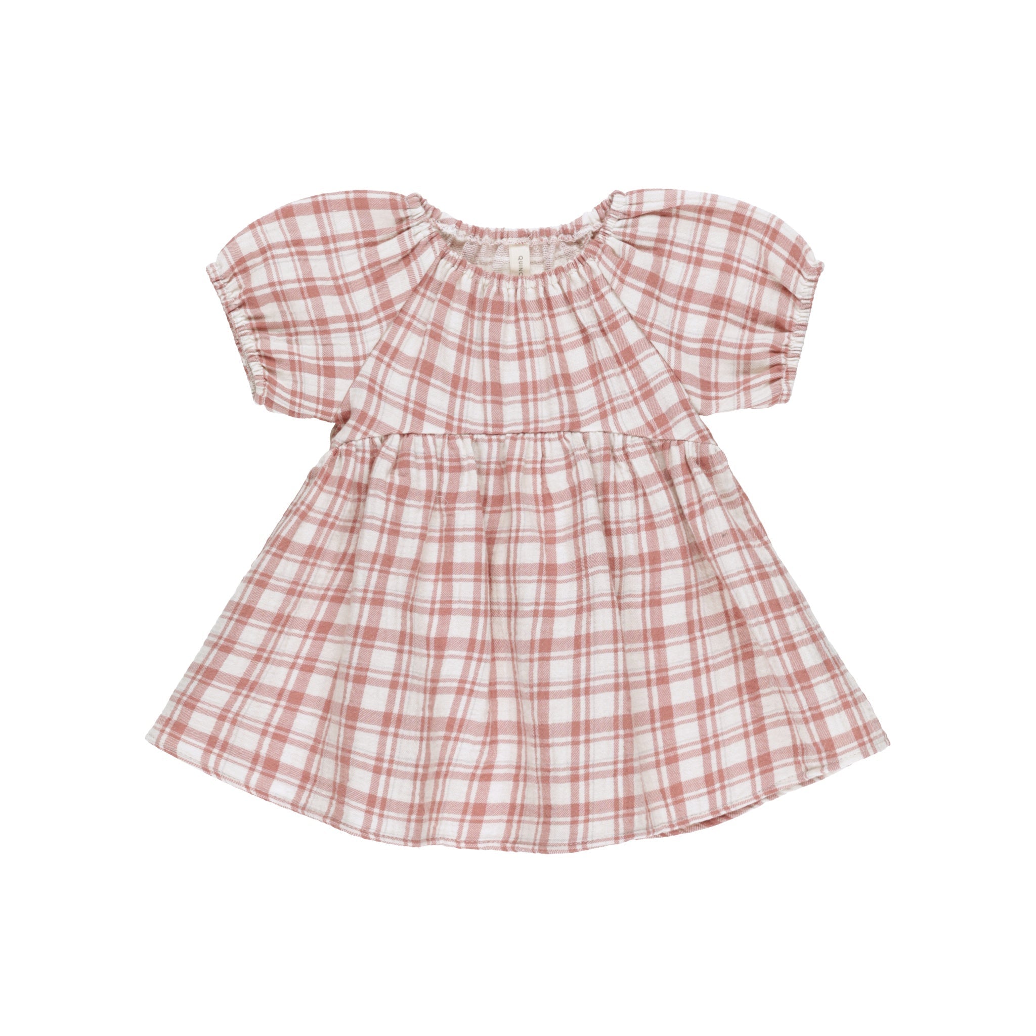 Quincy Mae Bella Dress - Pink Plaid