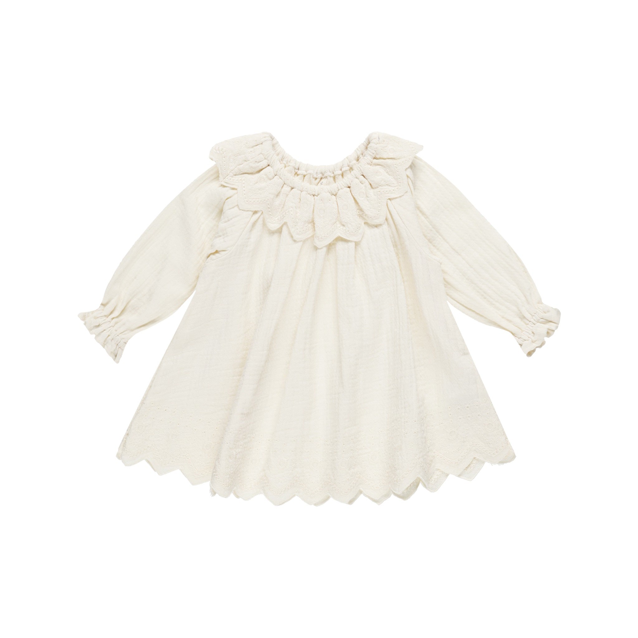 Long Sleeve Isla Dress - Ivory