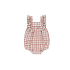 Maya Romper - Pink Plaid