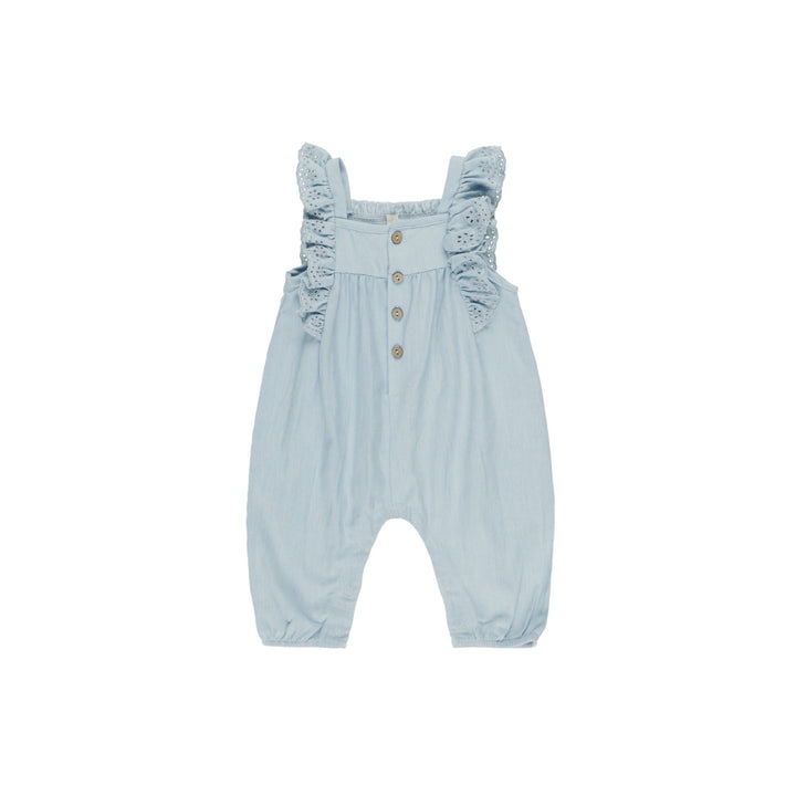 Quincy Mae Nova Romper - Chambray