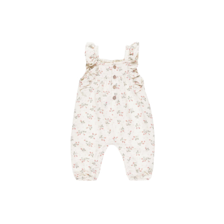 Quincy Mae Nova Romper - Strawberries