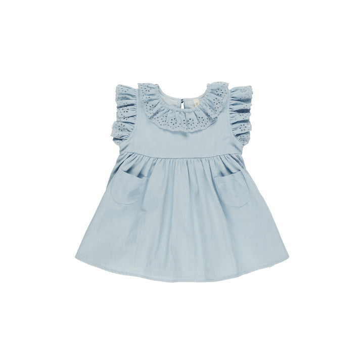 Quincy Mae Sophie Dress - Chambray