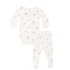 Side Snap Bodysuit + Pant Set - Sheep