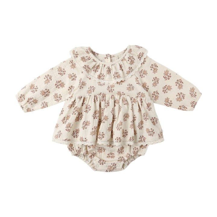 PRE-ORDER Quincy Mae Thalia Romper || Daylily