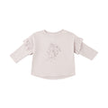 Ruffle Long Sleeve Tee Fleur