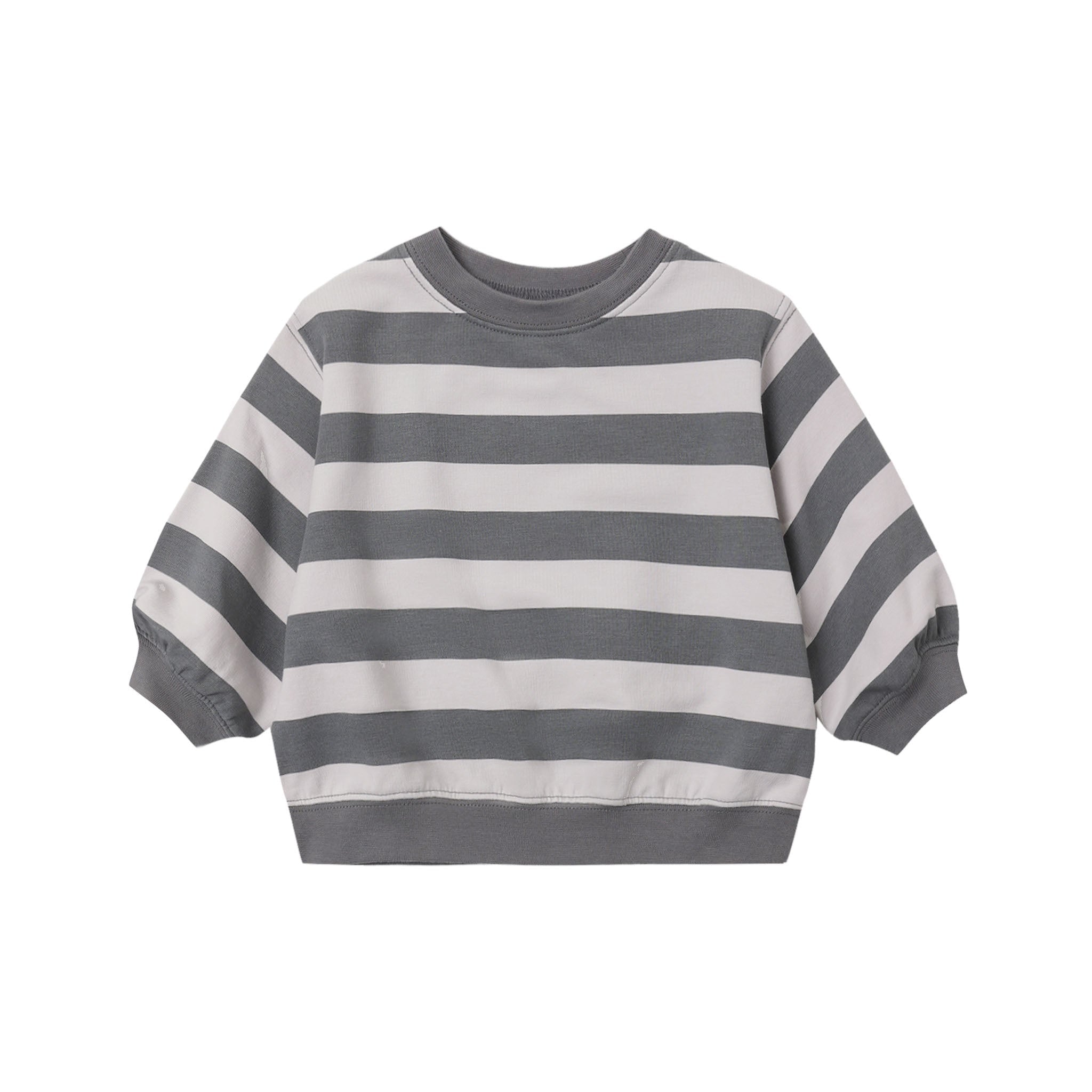 Oversized Crew Sweatshirt Midnight Stripe