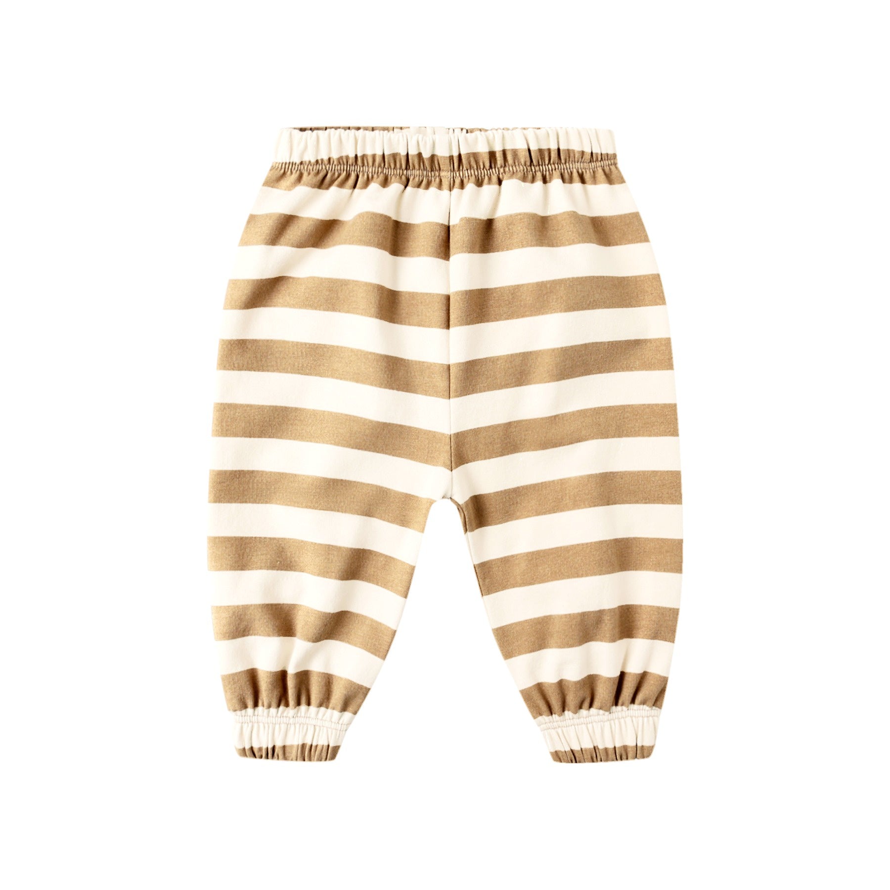 Quincy Mae Oversized Sweatpants - Gold Stripe