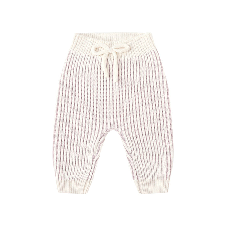 PRE-ORDER Quincy Mae Chunky Knit Pant - Lilac