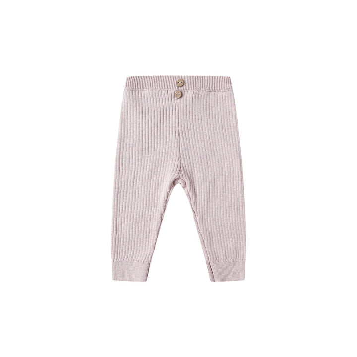 PRE-ORDER Quincy Mae Rib Knit Legging - Lilac