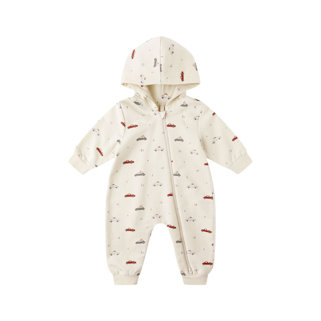 Hooded Jumpsuit - Cars