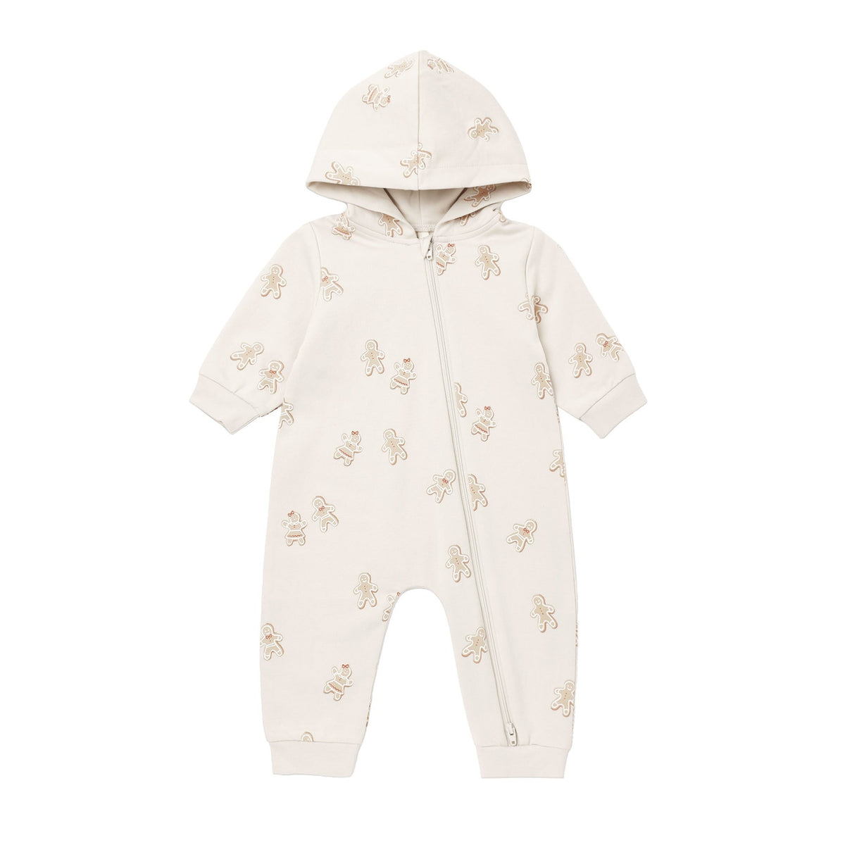 Hooded Jumpsuit Gingerbread