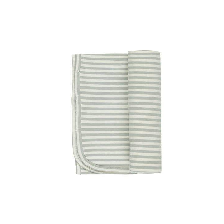 Quincy Mae Swaddle - Sage Stripe