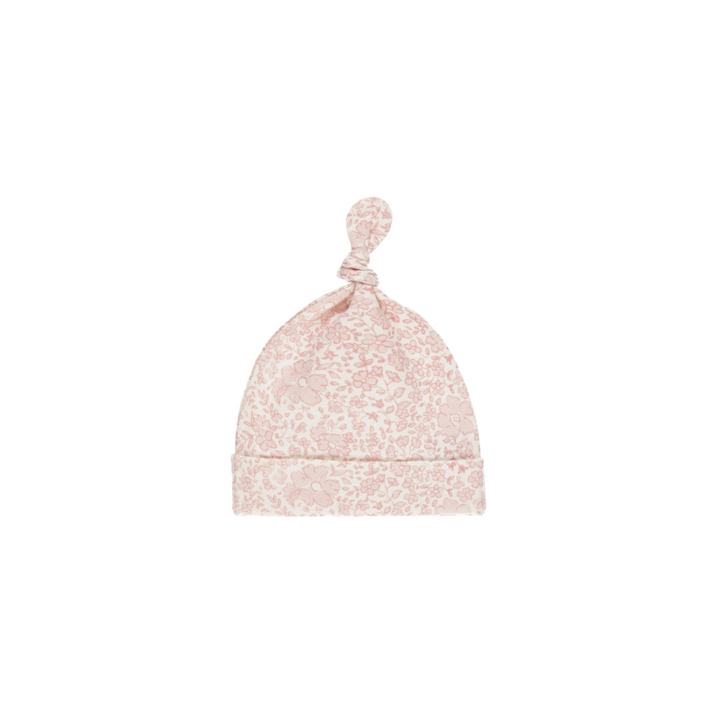 Quincy Mae Knotted Baby Hat - Pink Blossom