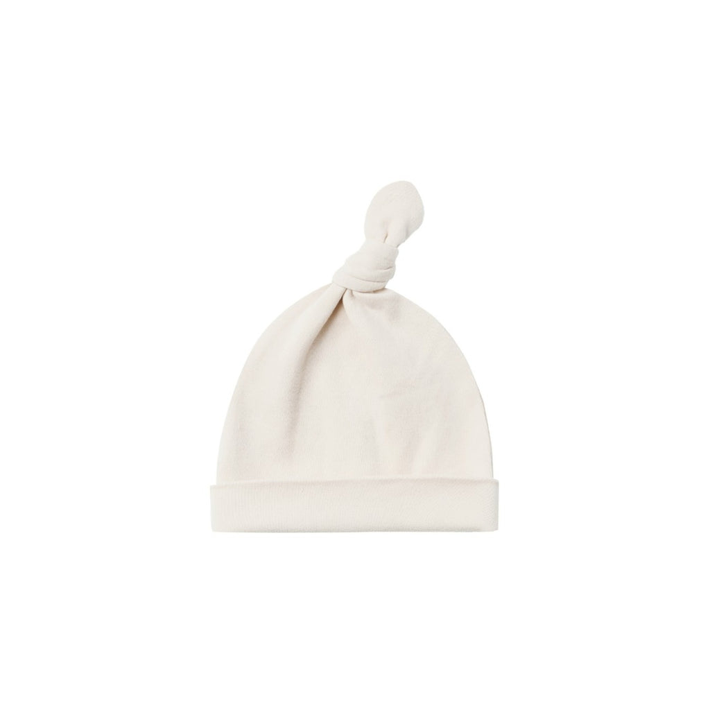 Quincy Mae Knotted Baby Hat Natural