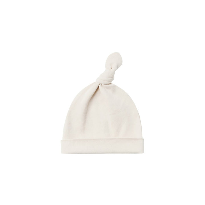 PRE-ORDER Quincy Mae Knotted Baby Hat || Natural