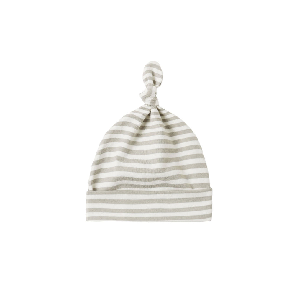 Knotted Baby Hat Laurel Stripe