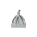 Knotted Baby Hat - Steel Blue