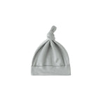 Knotted Baby Hat - Steel Blue