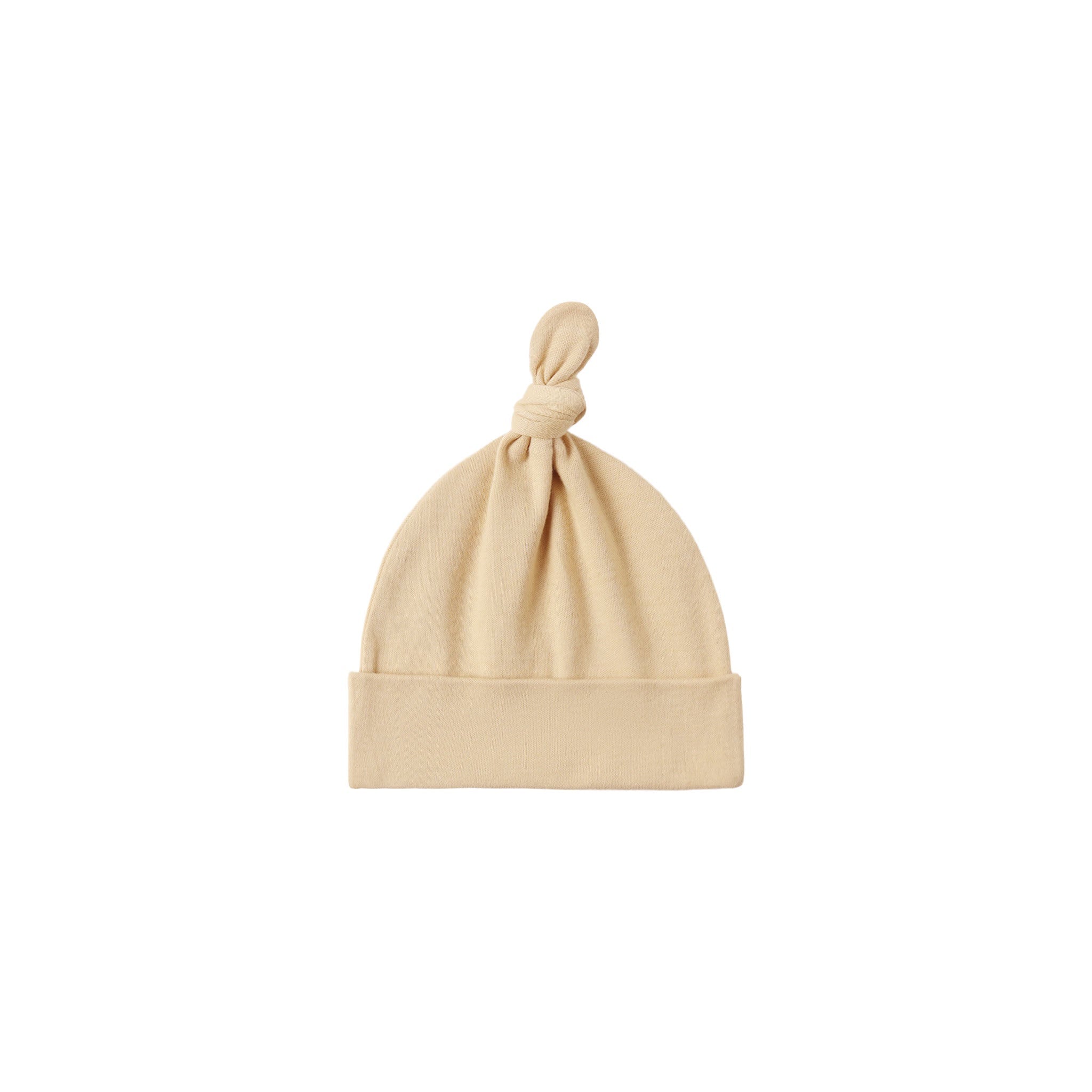 Knotted Baby Hat Butterscotch