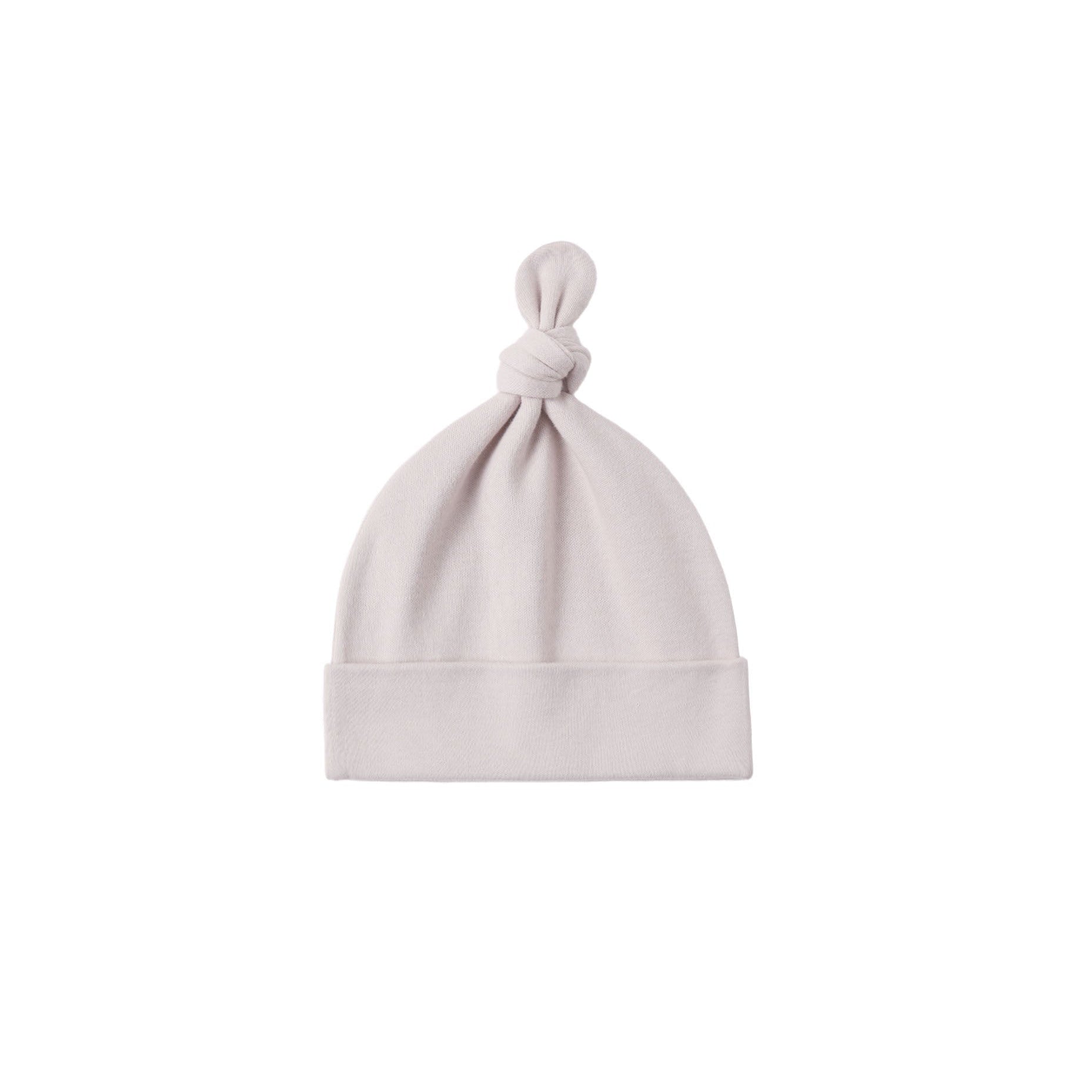 Knotted Baby Hat Lilac Mist