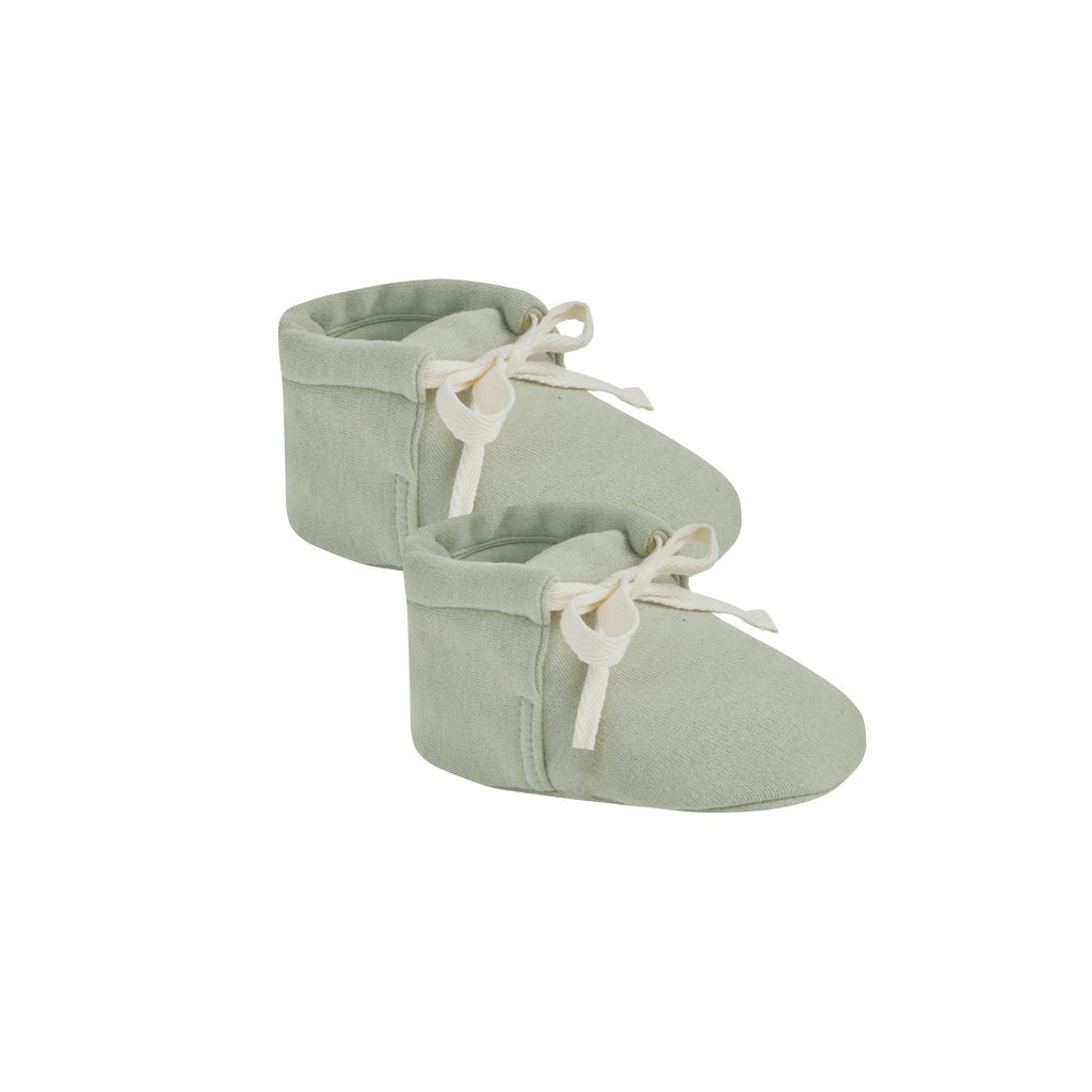 Quincy Mae Baby Booties - Sage
