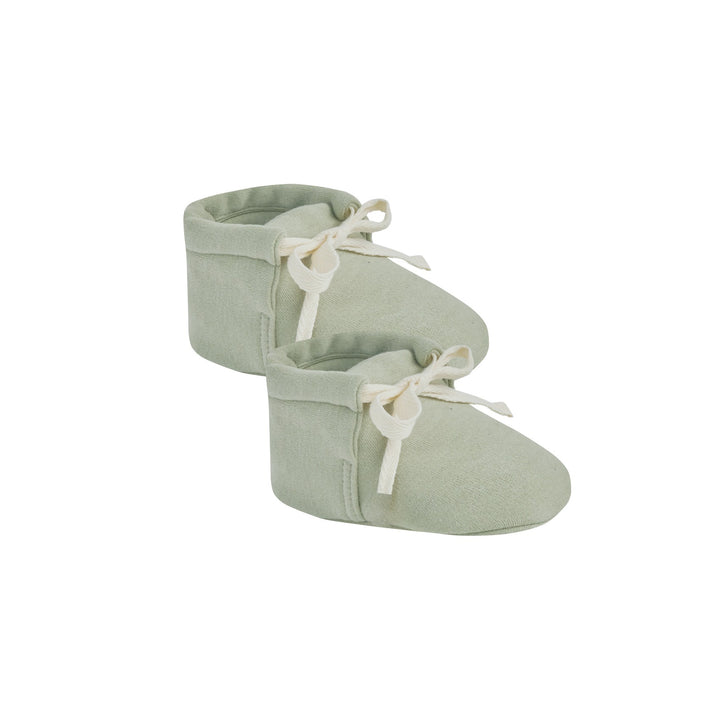 Quincy Mae Baby Booties - Sage