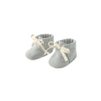 Baby Booties - Steel Blue