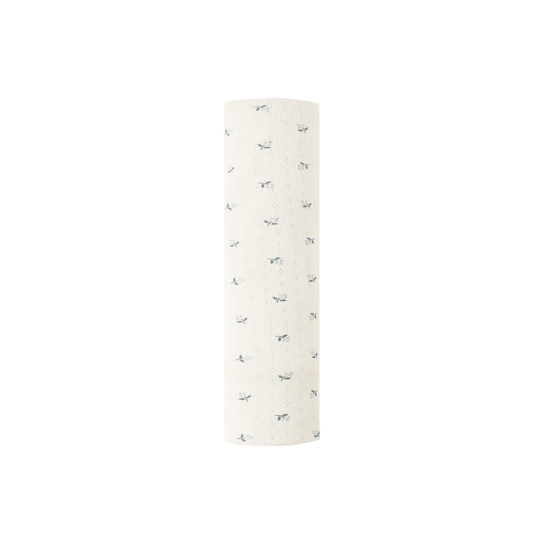 Quincy Mae Pointelle Baby Blanket - Blue Ditsy