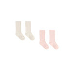 Sock Set - Ivory, - Bubblegum