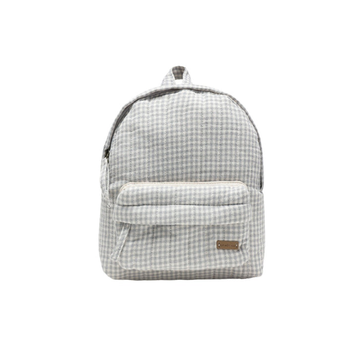PRE-ORDER Quincy Mae Mini Backpack || Blue Gingham
