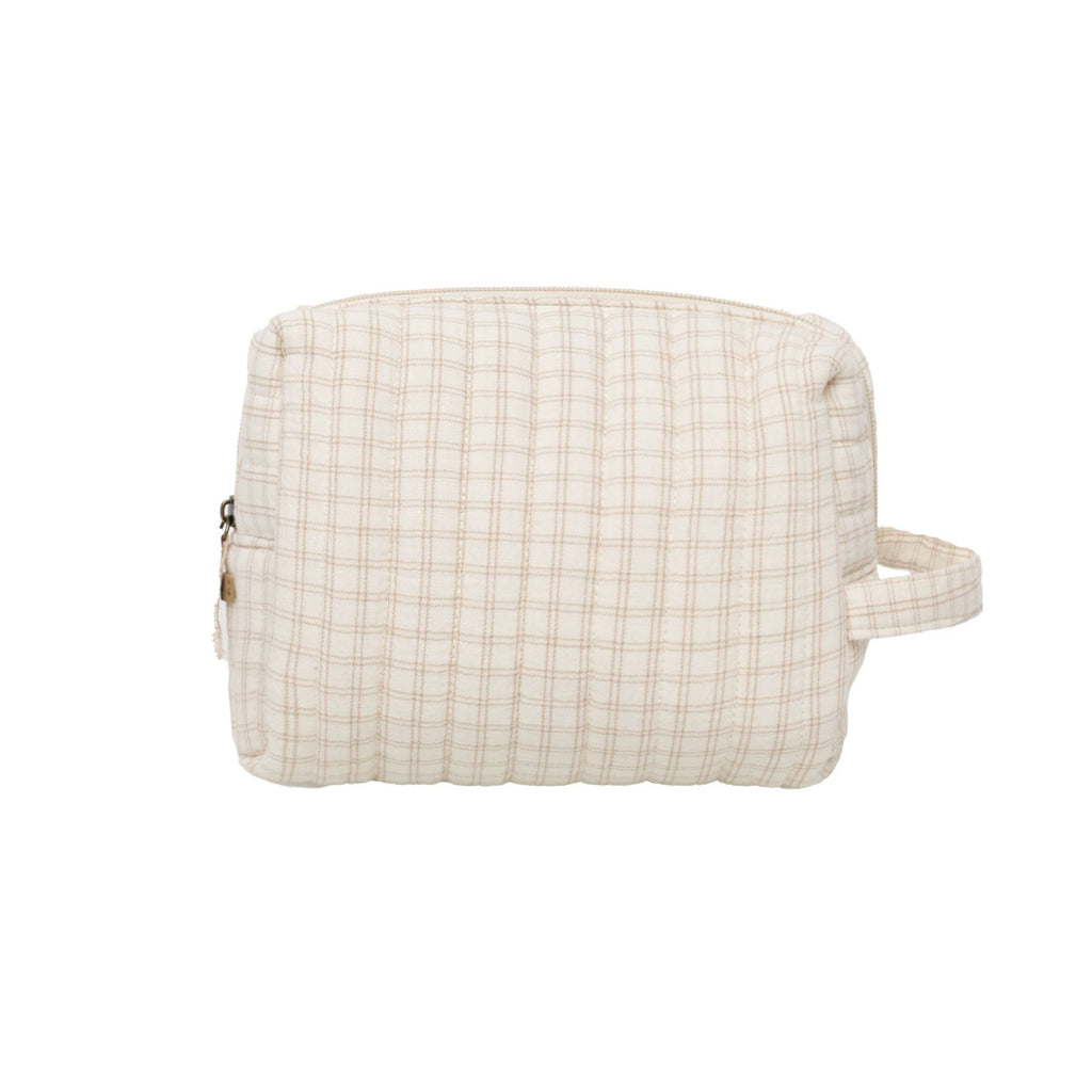 Quincy Mae Toiletry Bag - Oat Check