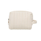 Toiletry Bag - Oat Check