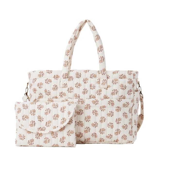 PRE-ORDER Quincy Mae Diaper Bag + Changing Pad Set || Daylily