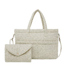 Diaper Bag + Changing Pad Set - Green Garden
