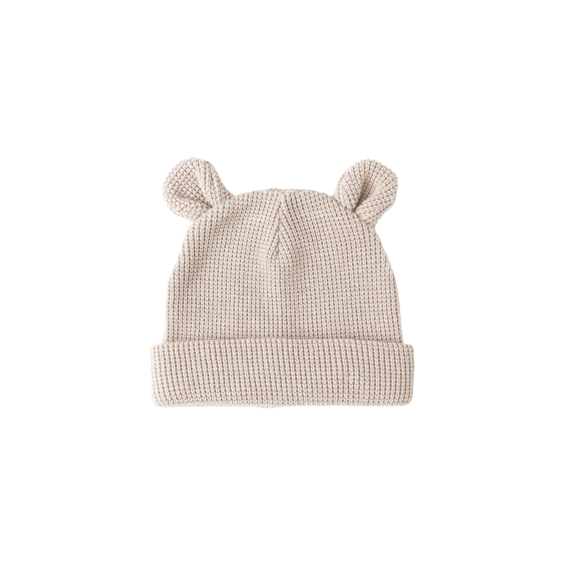 Quincy Mae Baby Bear Beanie - Oat