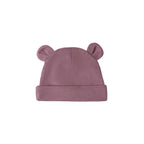 Baby Bear Beanie - Mulberry