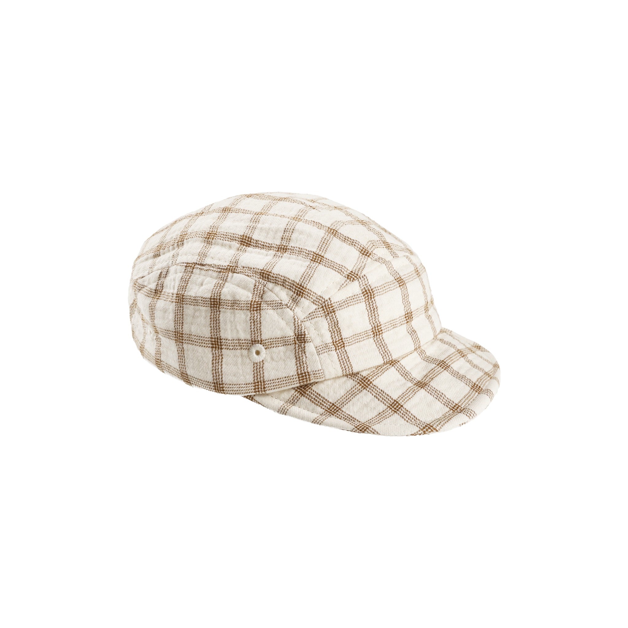 Quincy Mae Baby Cap - Cinnamon Check