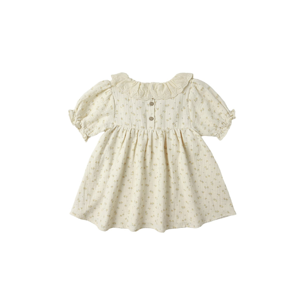 Quincy Mae Callie Short Sleeve Dress - Golden Floral