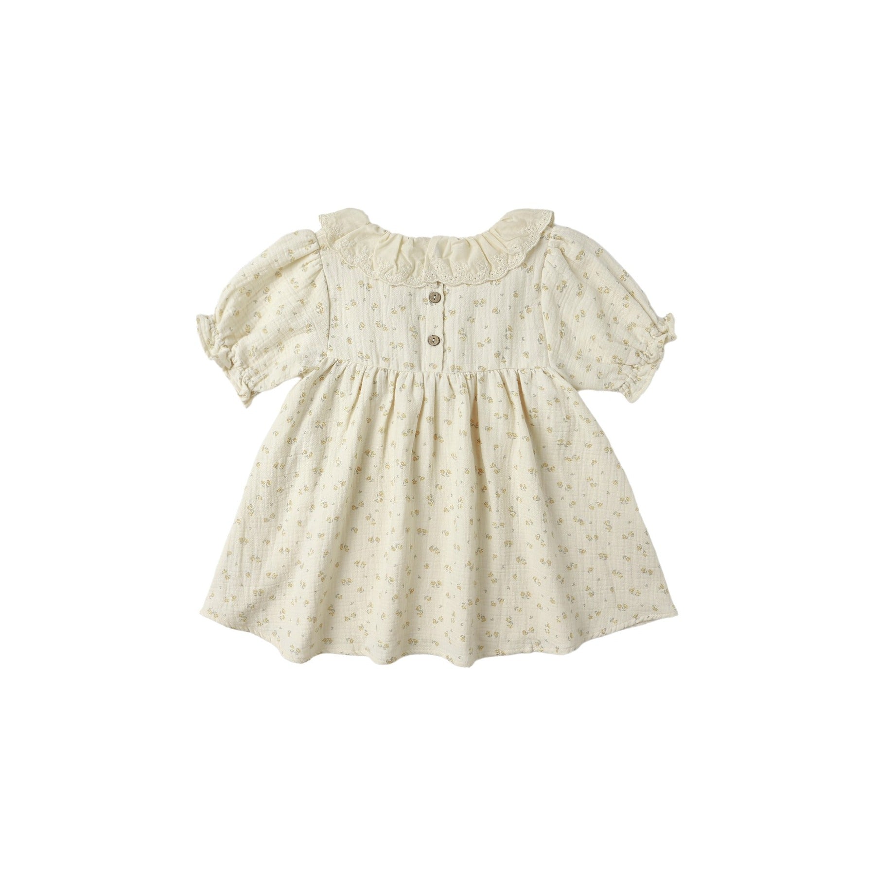 Quincy Mae Callie Short Sleeve Dress - Golden Floral
